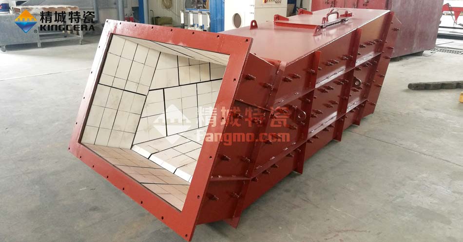 欧亚国际特瓷溜槽耐磨陶瓷衬板