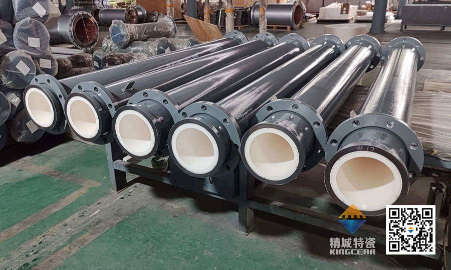 湖南欧亚国际耐磨陶瓷一体管道