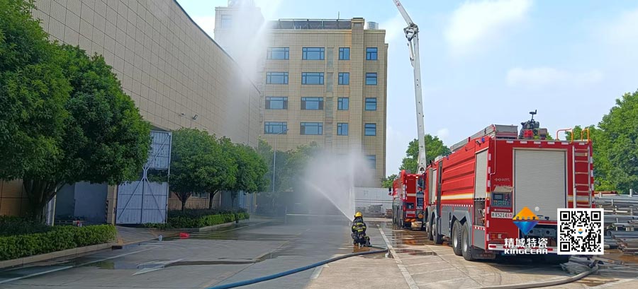 欧亚国际起劲配合消防联合演练，共筑清静生产防线