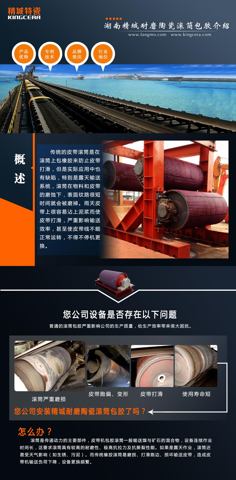 湖南欧亚国际耐磨陶瓷滚筒包胶